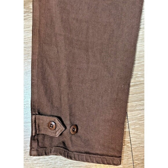 Wilfred Free cargo Utility Pant Mid-Rise Garment  Brown Size 6 Straight Leg - Picture 7 of 13